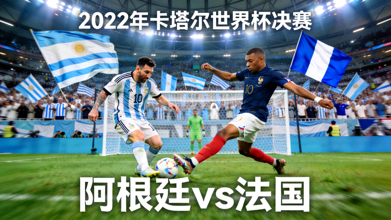 2022年卡塔尔世界杯决赛阿根廷对阵法国精彩瞬间